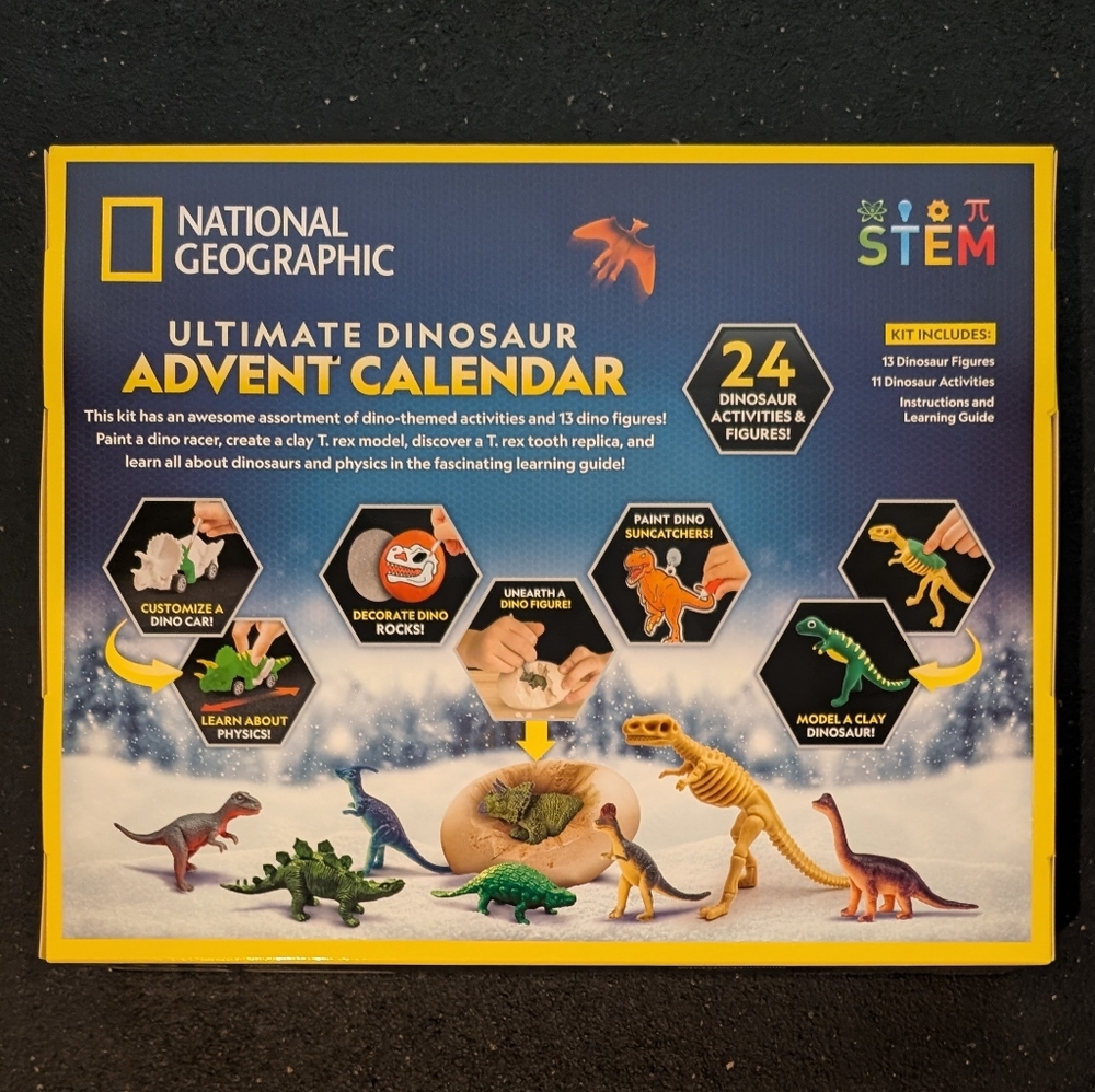 ✨2/$20✨New National Geographic Ultimate Dinosaur Advent Calendar